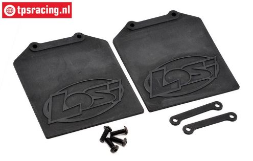 LOSB2581 Mud flap with retainer LOSI 5T-BWS, Set