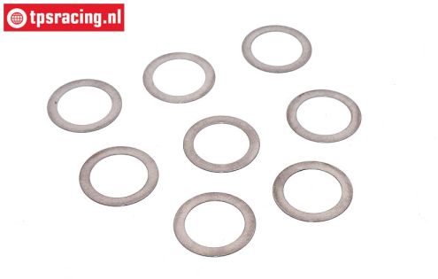 TPS3201/20 Steel Shim Ring Ø15-Ø21-H0,2 mm, 8 pcs.