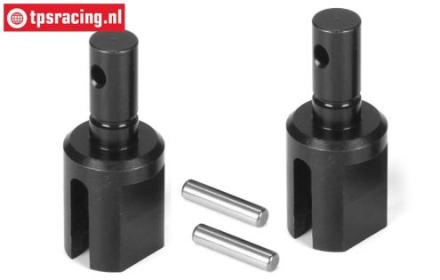 LOSB3214 Diff. Al axle Center LOSI 5T-BWS-TLR, 2 st.