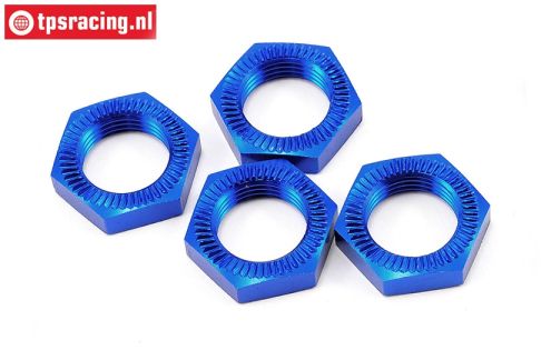 LOSB3227 LOSI Alu-Wheel nut Bleu 25 mm, 4 pcs.