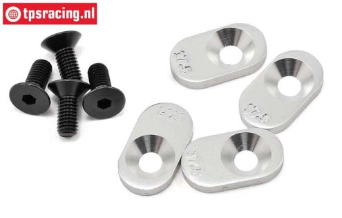 LOSB5806 Engine Mount Inserts 17,5-58 LOSI 5T, 4 st.