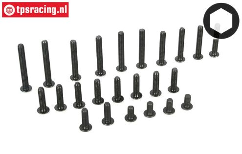 LOSB6110 Button Head Sorti M5, 24 pcs.