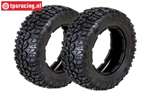 LOSB7240 LOSI Rally Nomad Medium Ø120-W80 mm, 2 pcs.