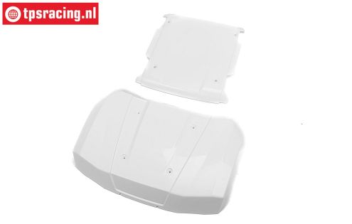 LOS-3649 LOSI 5IVE-T 3.0 Hood & roof Panels White, set