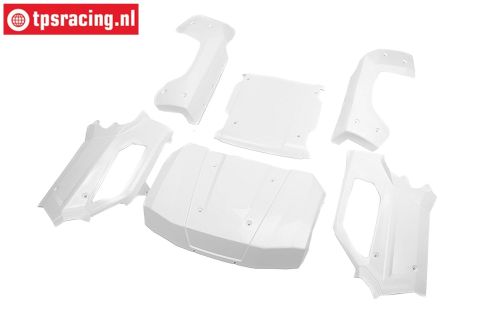LOS-3662 LOSI 5IVE-T 3.0 Body White, set