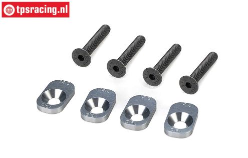 LOS-3632 LOSI 5IVE-TE 3.0 Engine mount plates 14,5/19,5~67T, set
