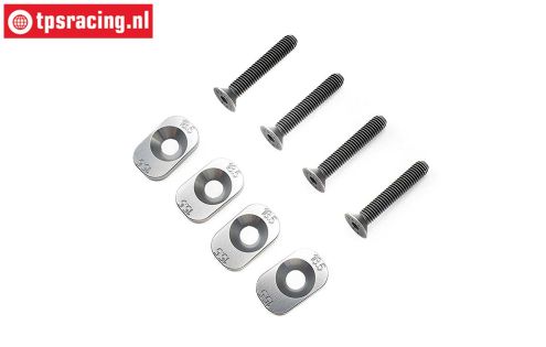 LOS-3707 LOSI 5IVE-TE 3.0 Engine mount plates 15,5/18,5~67T, set