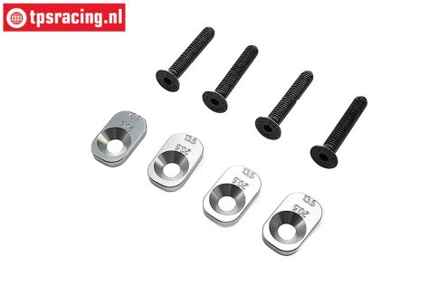 LOS-3633 LOSI 5IVE-TE 3.0 Engine mount plates 13.5/20.5~67T, set