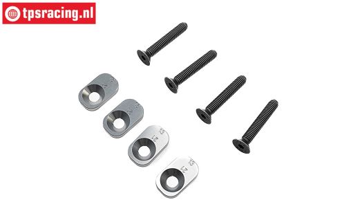 LOS-3691 LOSI 5IVE-TE 3.0 Engine mount plates 13/21~67T, set