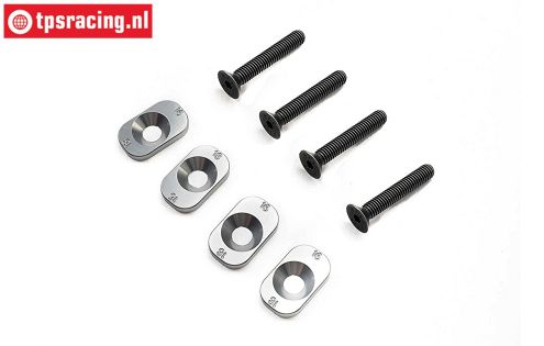 LOS-3635 LOSI 5IVE-TE 3.0 Engine mount plates 16/18~67T, set