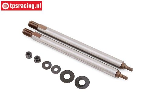 LOS-3714 LOSI 5IVE-T Nutted Shock Shaft RR L97 mm, 2 pcs.