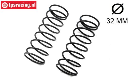 LOS-3737 LOSI 5IVE-T Shock spr. Rr. Bleu Ø32-Ø3,2 mm, 2 pcs.