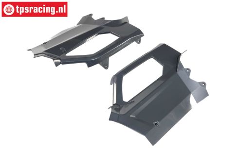 LOS-4349 LOSI 5IVE-T 3.0 Door Left-Right Gun Metal, set