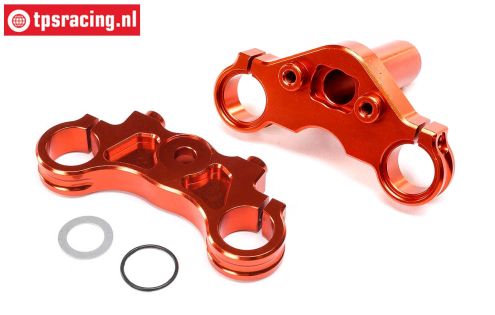 LOS364004 PROMOTO Alu-Triple Clamp orange, Set