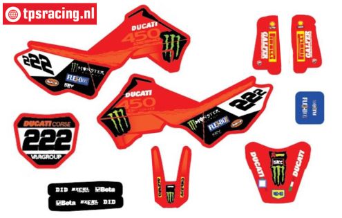 CS0980/36 PROMOTO decals DUCATI 450 Desmo, set