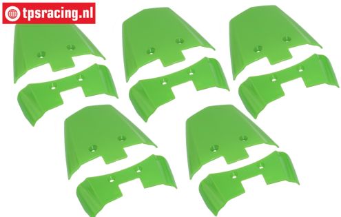 LOS-3266 PROMOTO Rear Fender Green, Set