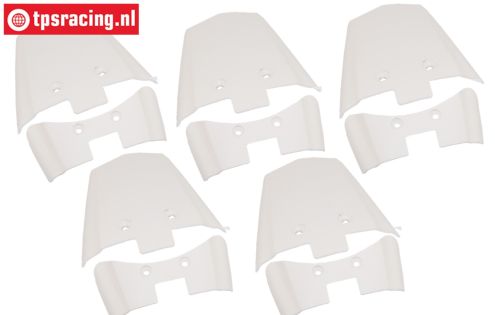 LOS-3268 PROMOTO Rear Fender White, Set