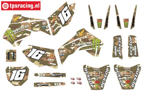 CS0980/42 PROMOTO decals Monster Camo Sable, set