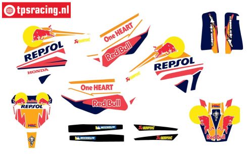 CS0980/22 PROMOTO decals Repsol Honda, set