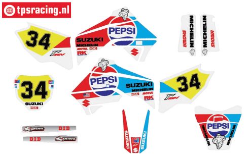 CS0980/16 PROMOTO decals Suzuki Pepsi, set