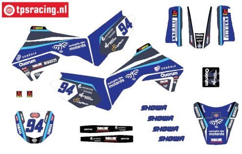 CS0980/48 PROMOTO decals Yamaha GMT, set