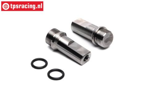 LOS363002 PROMOTO Titanium Front Fork Lugs, set