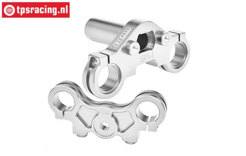 MX028-S PROMOTO Alu-Triple Clamp Silver, Set