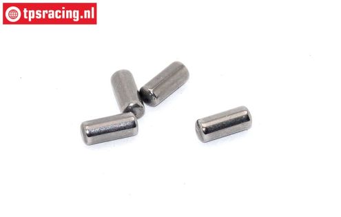 M1000/01 Mecatech brake lever dowel Ø2,5-L6 mm, 4 pcs.