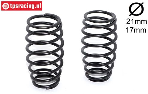 M2009/09 Mecatech Progres. spring Black Ø2,4 mm, 2 pcs.