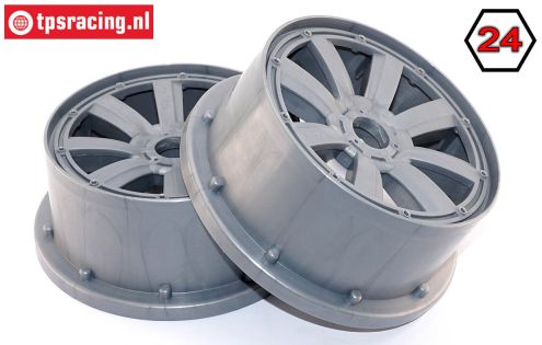 MM1300/60 MadMax Rims Silver Ø120-B60 mm, 2 pcs.