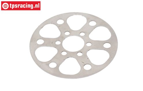 NRPC040 N-R-P Powergrip stainless steel cover plate, 1 pc.