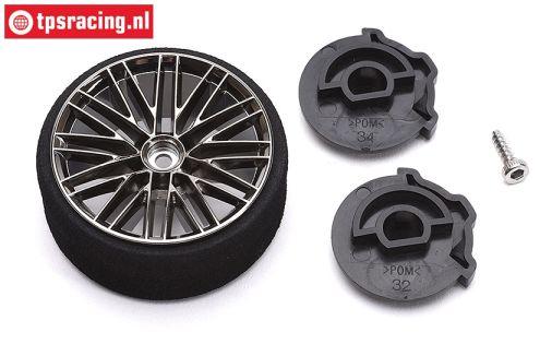 P-EBT3335 Futaba Steering wheel Ø49 mm 7PX-10PX, Set