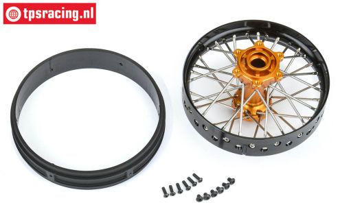 PRO283700T3 Pro-Spec V2 Alloy Rear rim Black/Gold, set