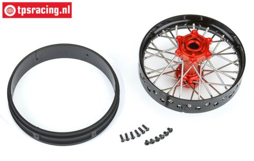 PRO283700T2 Pro-Spec V2 Alloy Rear rim Red/Black, set