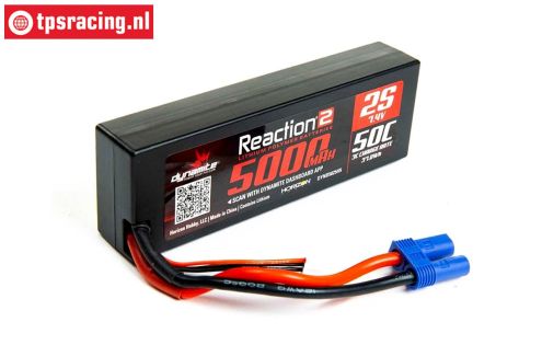 DYNB5025H5 2S LiPo Hard Case 5000 mHa-50C, 1 pc.