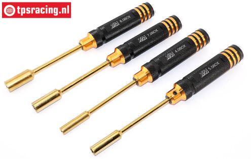 T422544 HSS socket wrench set, 4 pcs.