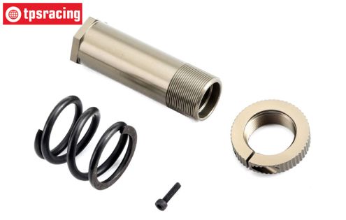 TLR251003 Servo-Saver tube & spring BWS-TLR-LOSI, set
