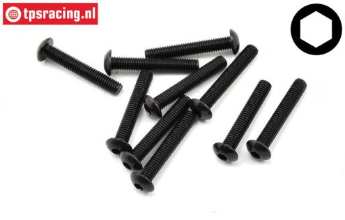 TLR255020 Button Head Screw M5-L20 mm, 10 pcs