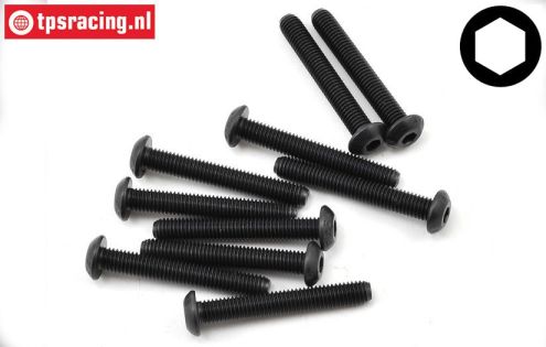 TLR255031 Button Head Screw M5-L35 mm, 10 pcs