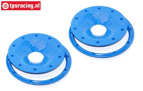 BWS59089/02B Beadlocks Disk Bleu Ø120 mm, 4 pcs.