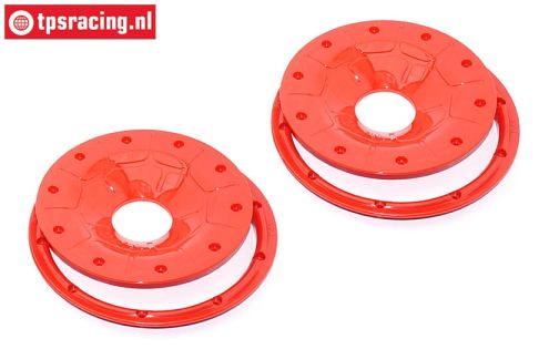 BWS59089/02R Beadlocks Disk Red Ø120 mm, 4 pcs.