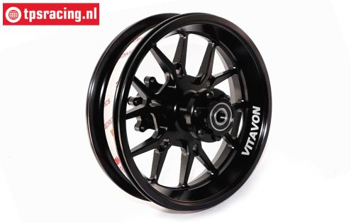 VITACRR-BK VITAVON Promoto CNC Spoke rim rear Black, 1 pc.