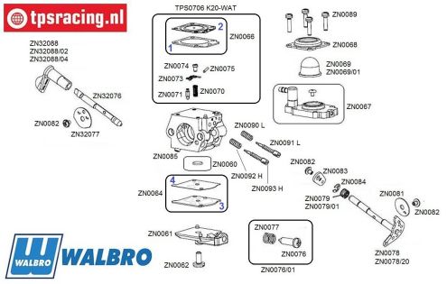 Building Plan Walbro Carburetor Exploded View