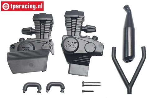 XR-FG8020 X-Rider Flamingo Tuning Engine Cover, Set