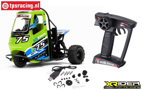 XR83001-03 X-Rider Flamingo Green RTR, Set