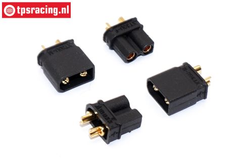 TPS087/30 AMASS XT30 Gold Plug Ø2,0 mm, 4 pcs