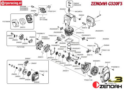 Building Plan Zenoah G320F3 Falcon3