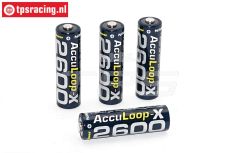 ACCUL2600 AA Battery Acculoop-X 2600 mAh 1,2 Volt, 4 pcs.