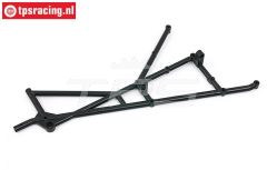 BWS51070 Roll cage part left rear BWS-LOSI, 1 pc