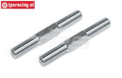 FG7076/01 Steel threaded rod M8-L53 mm, 2 pcs